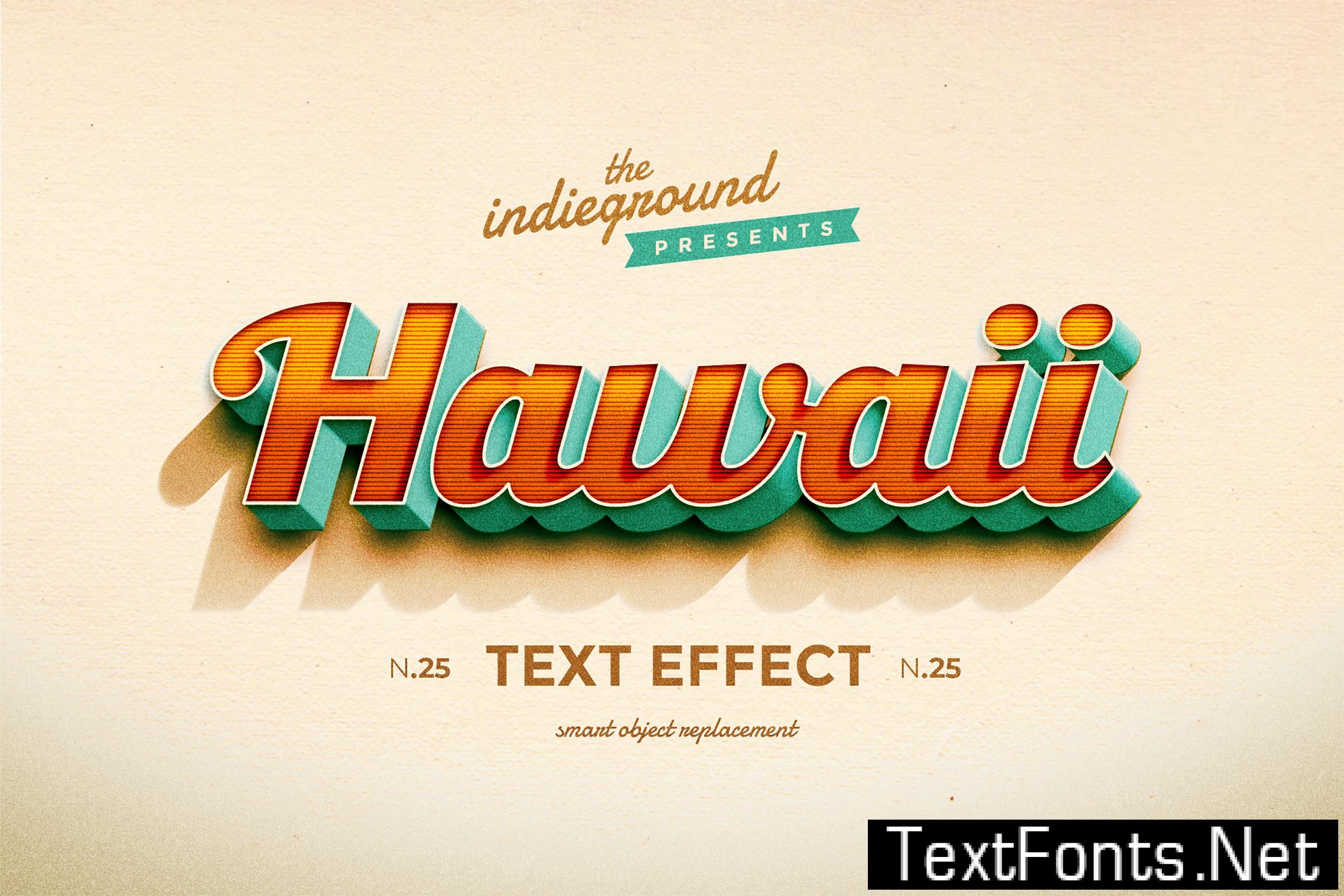 Retro Vintage Text Effect N.25 WHJHHMM