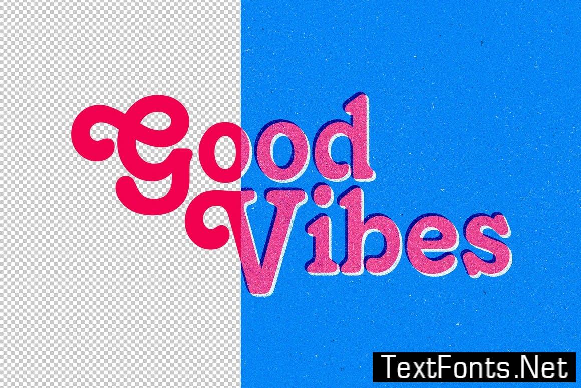 Risoprint Grunge Text & Logo Effect L38HUJP