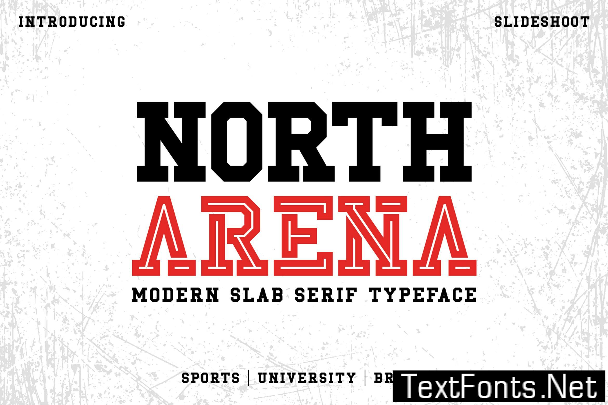 North Arena Slab Serif Font VN9U45W