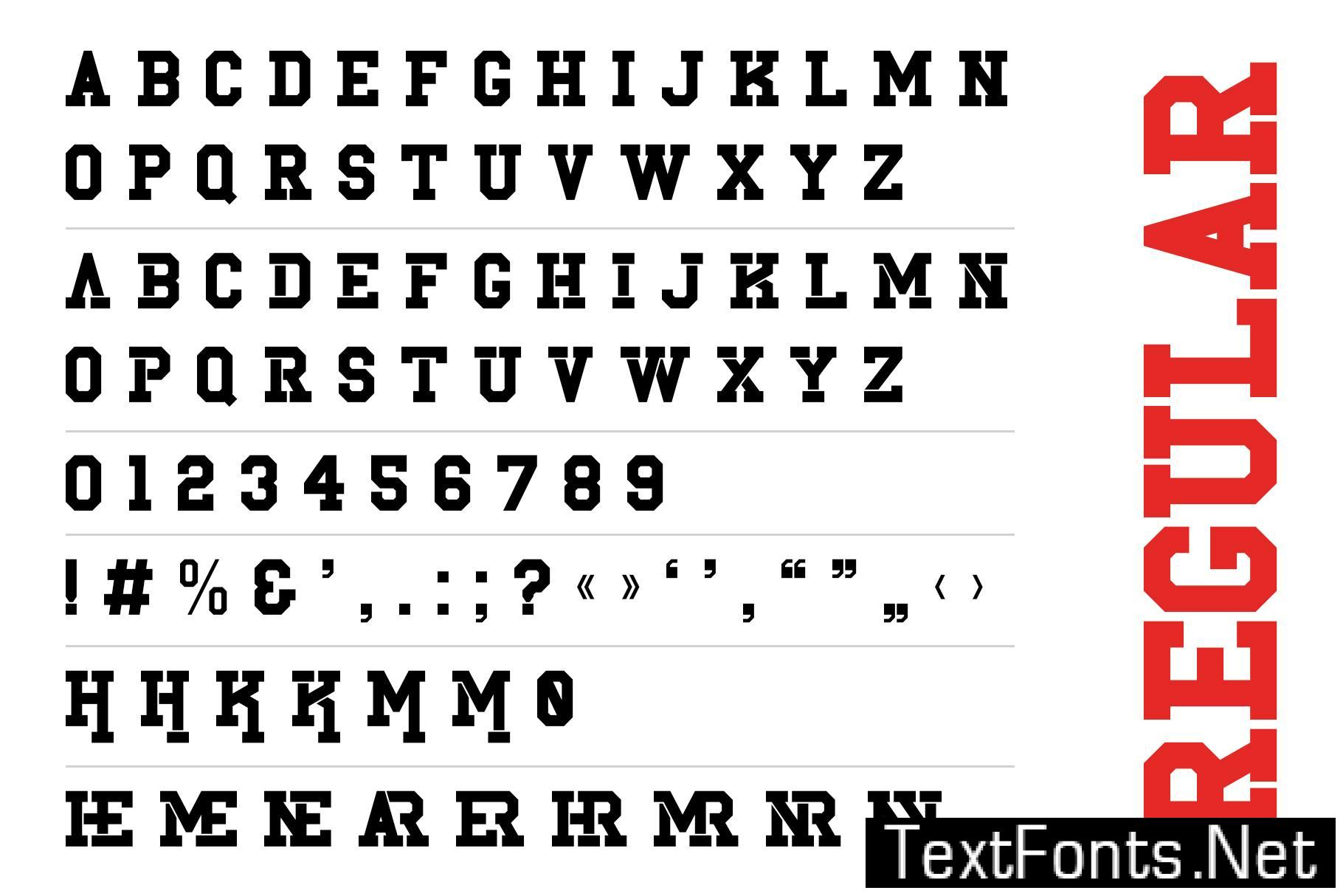 North Arena Slab Serif Font VN9U45W