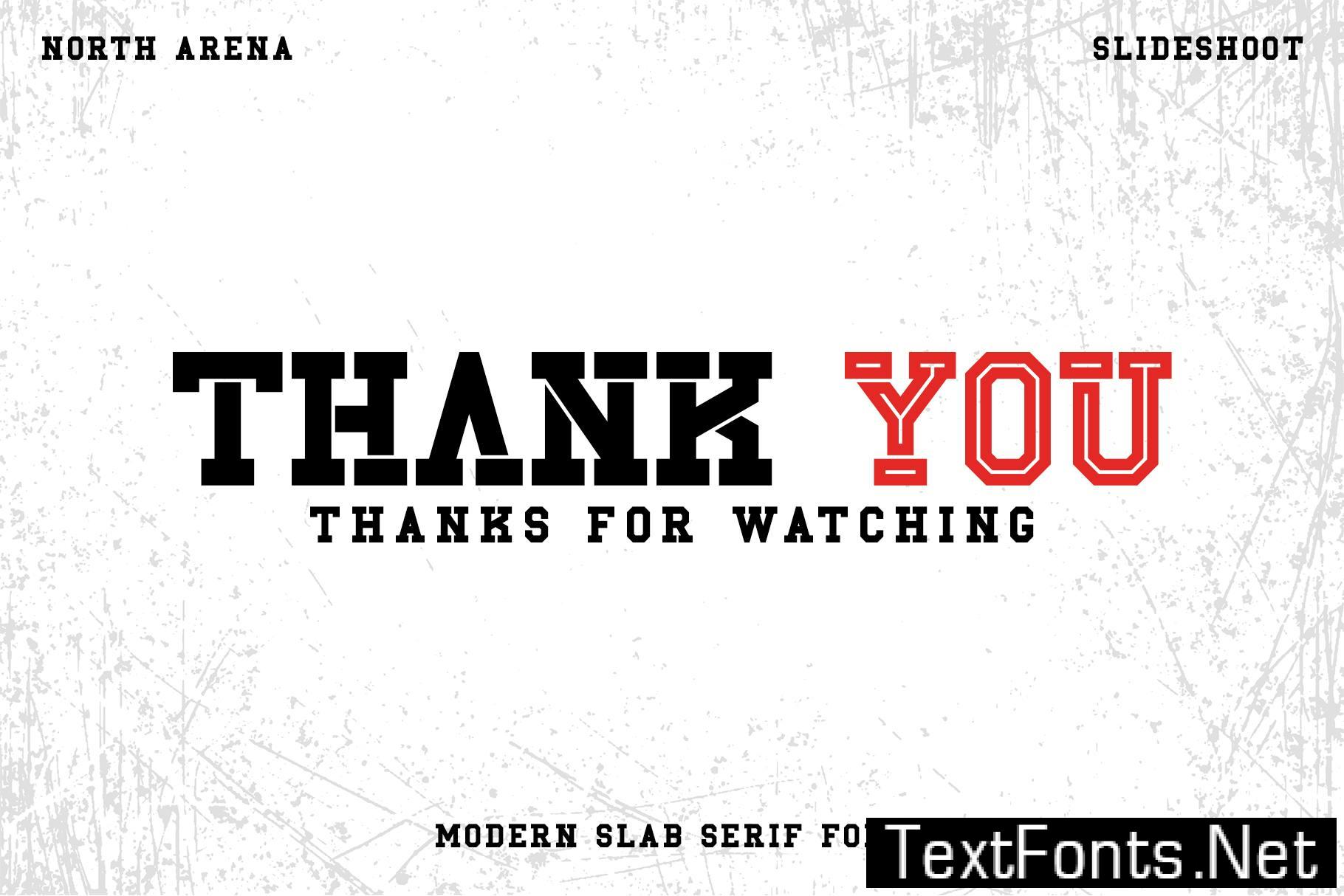 North Arena Slab Serif Font VN9U45W