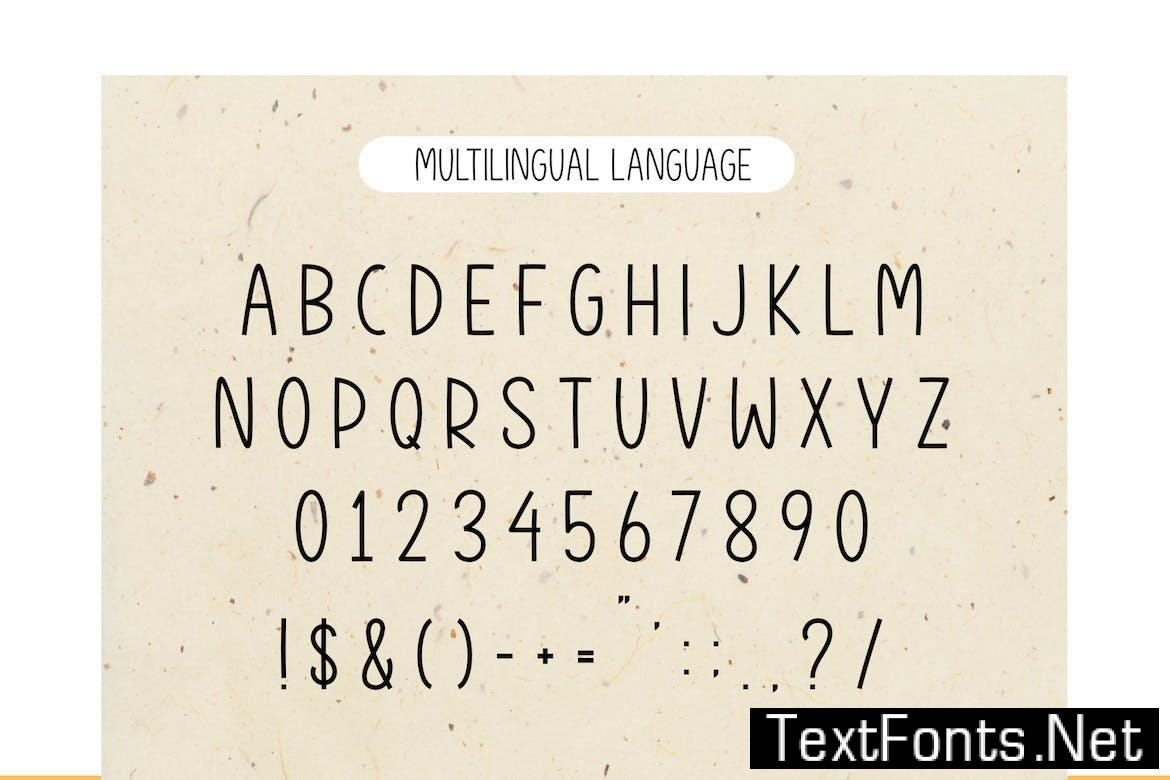 Thanks Teacher - Monoline Font R4RE6PQ