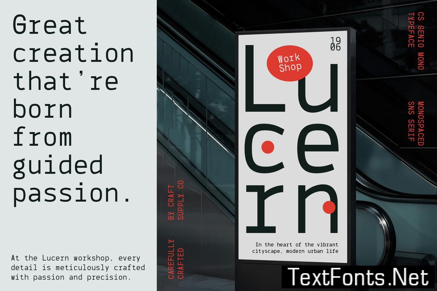 CS Genio Mono – Monospaced Typeface RFJXVQH