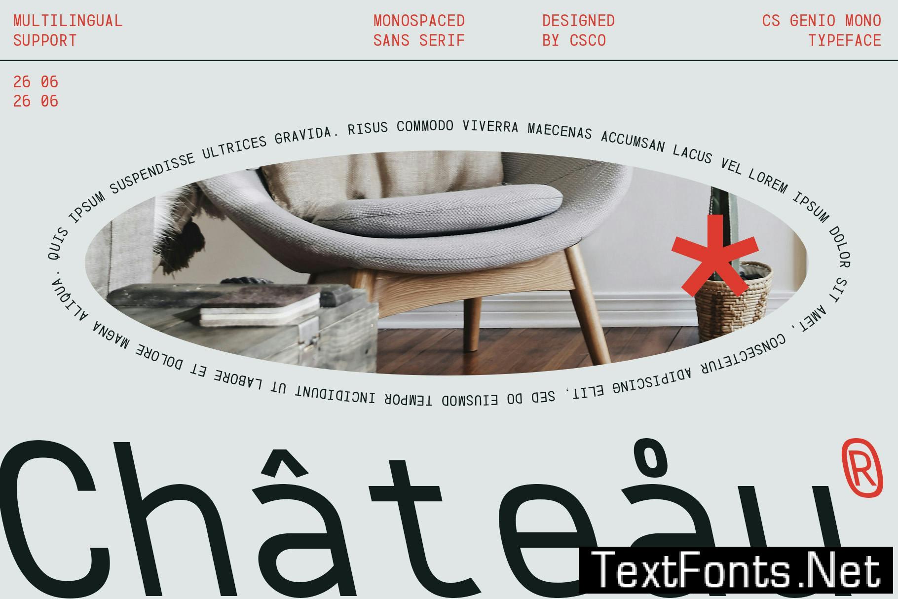 CS Genio Mono – Monospaced Typeface RFJXVQH