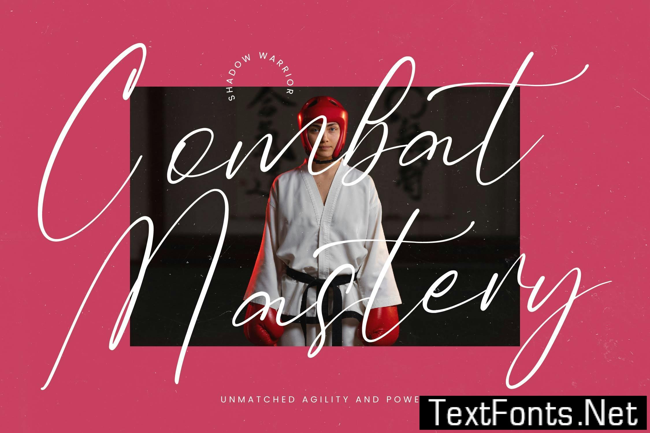 Historic Yukata Modern Handwritten Font V8ZUZ65