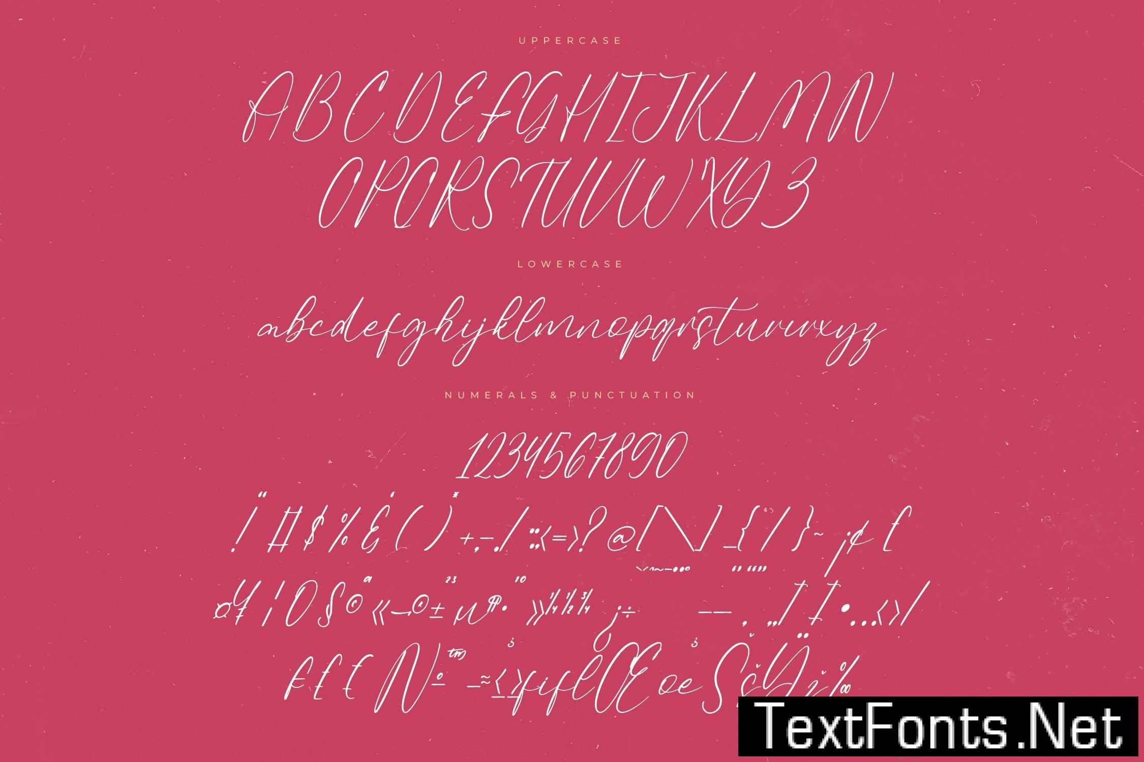 Historic Yukata Modern Handwritten Font V8ZUZ65