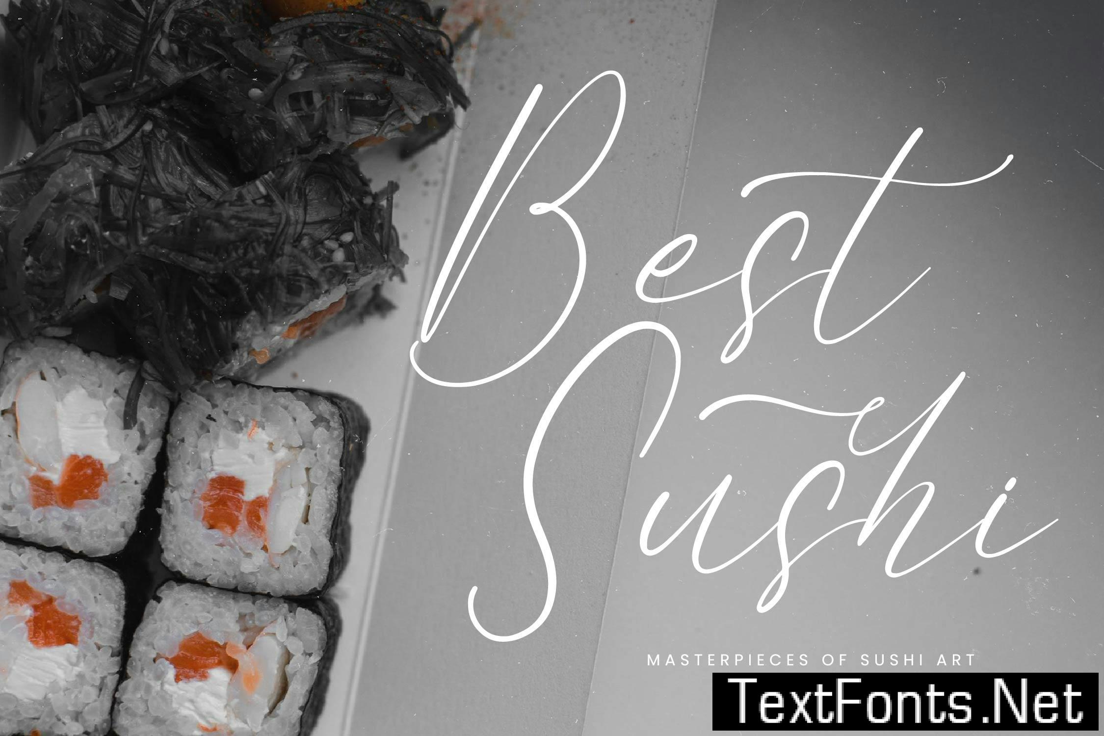 Historic Yukata Modern Handwritten Font V8ZUZ65