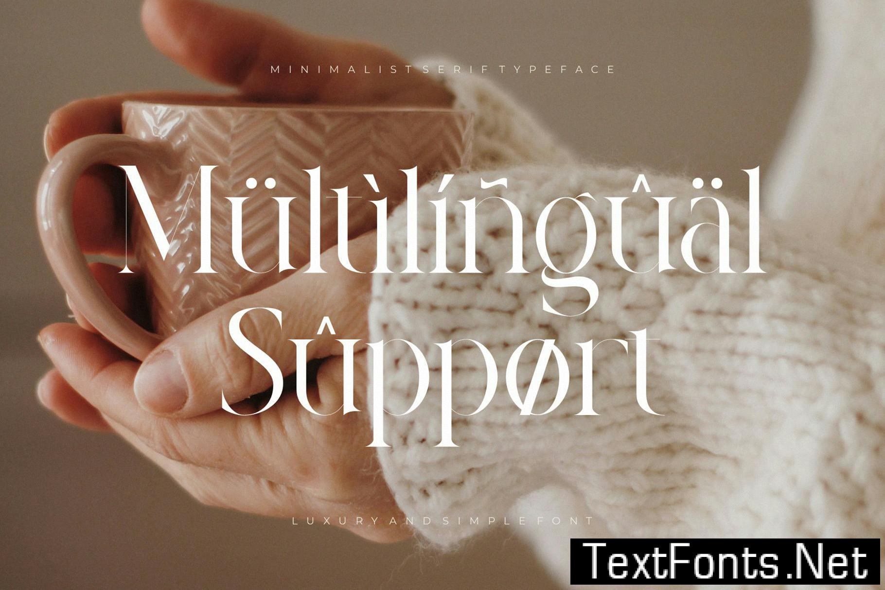 Masante Elegant Serif Typeface 2QG4H3B