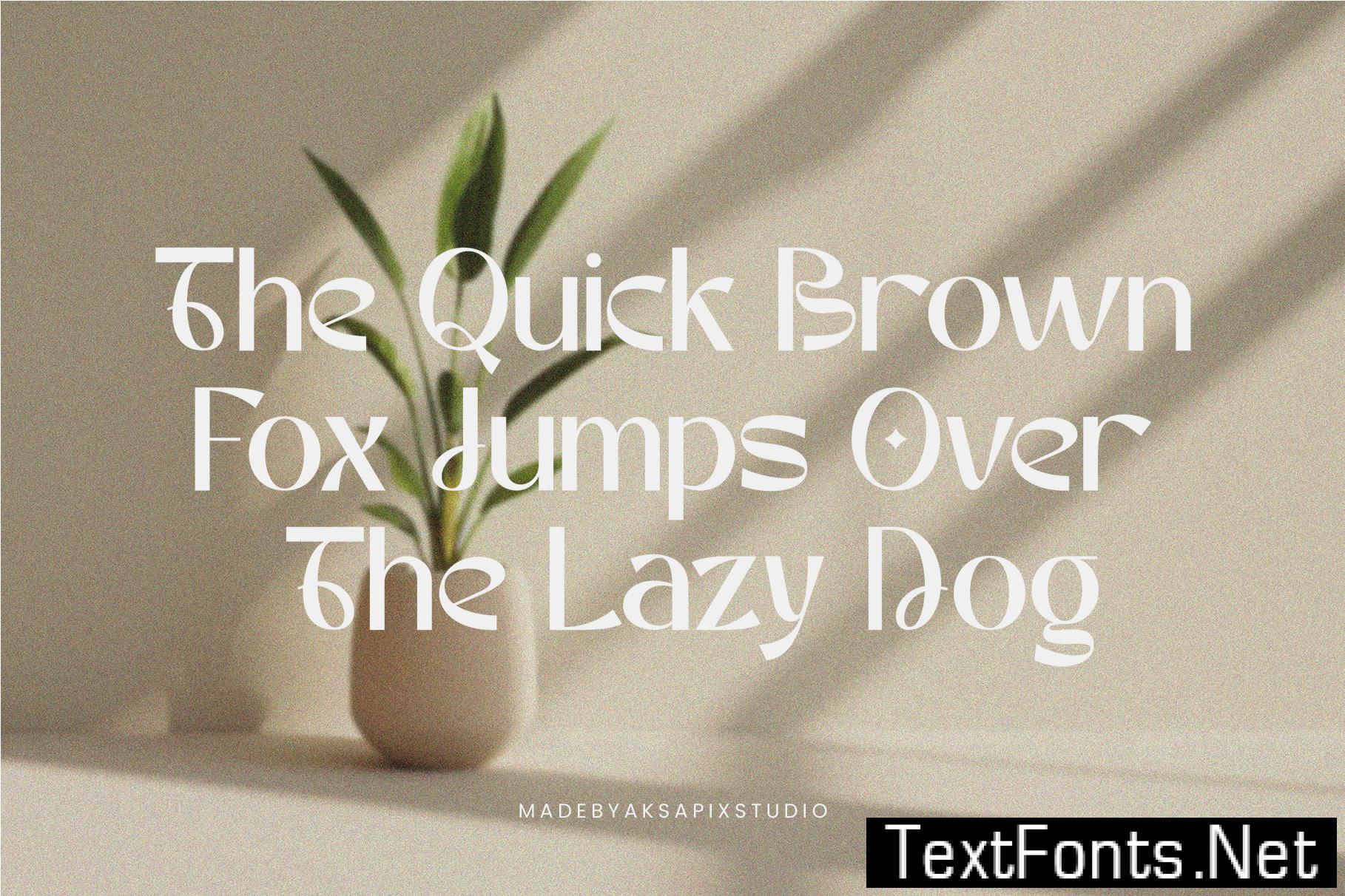 Luminora - Modern Display Sans Serif Font PL6ATRR