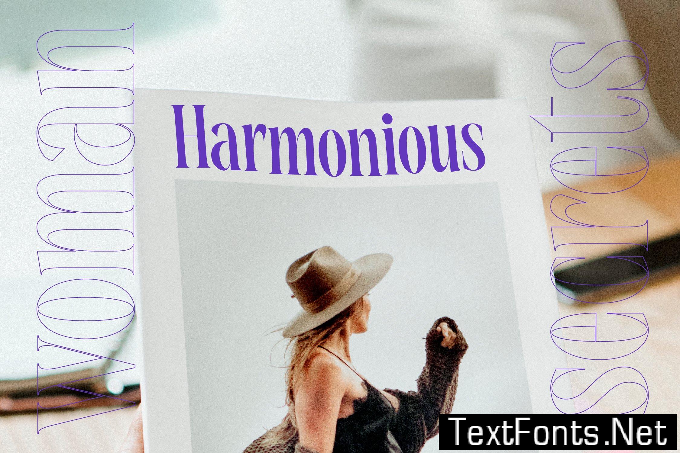 Magrefin Modern Display Font WVNDGFW