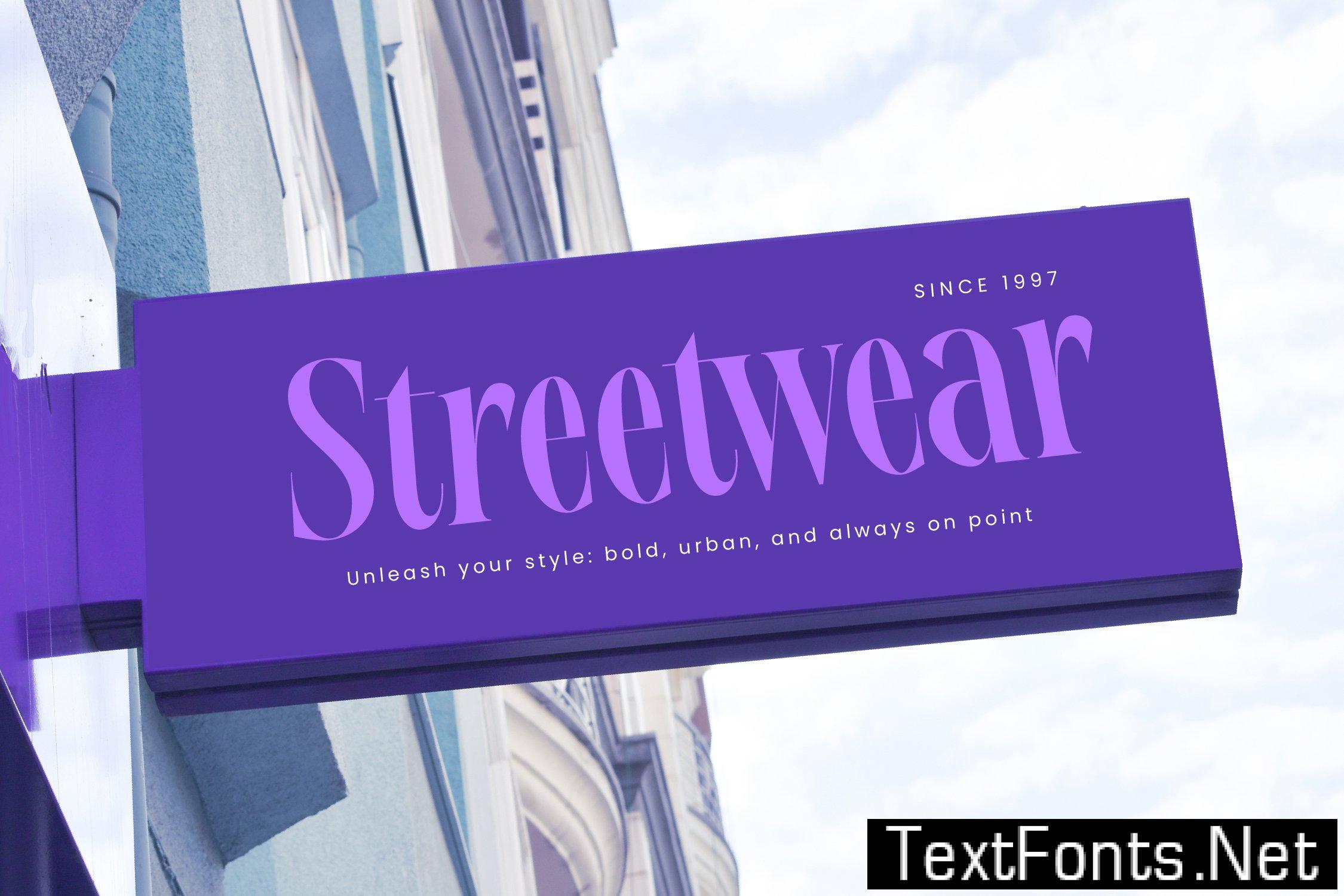 Magrefin Modern Display Font WVNDGFW
