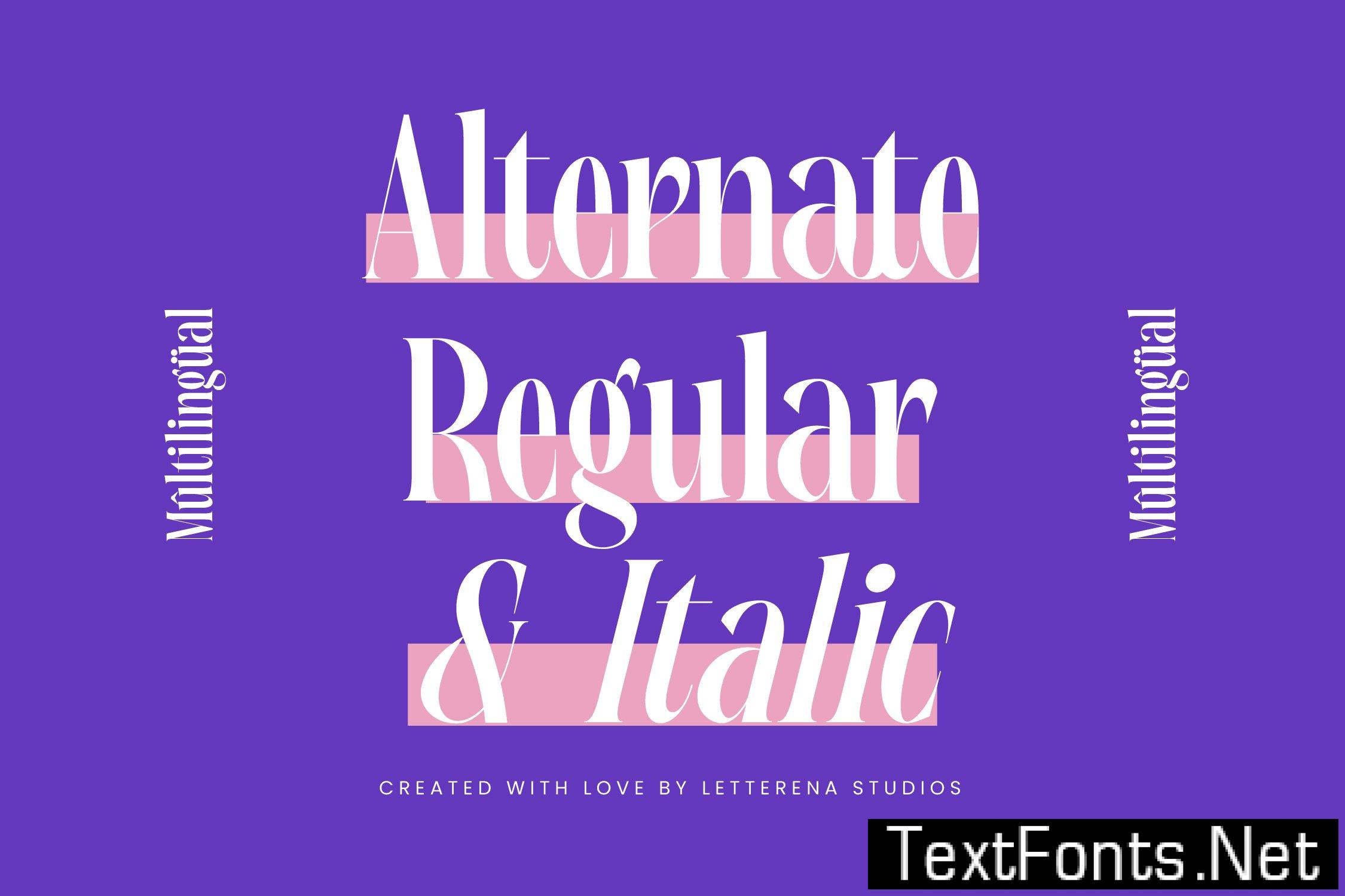Magrefin Modern Display Font WVNDGFW