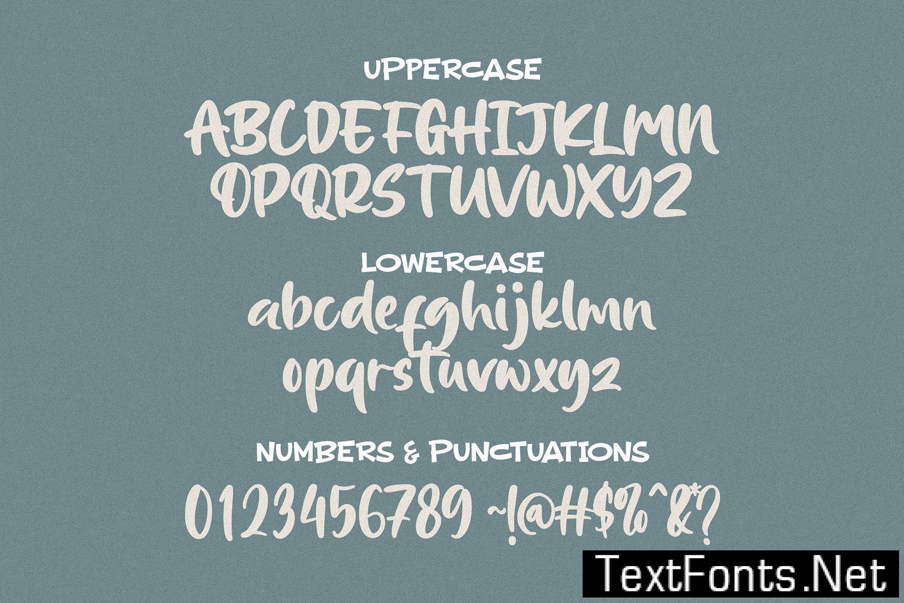 Moris Palm - Handwritten Summer Font D6AUPYS