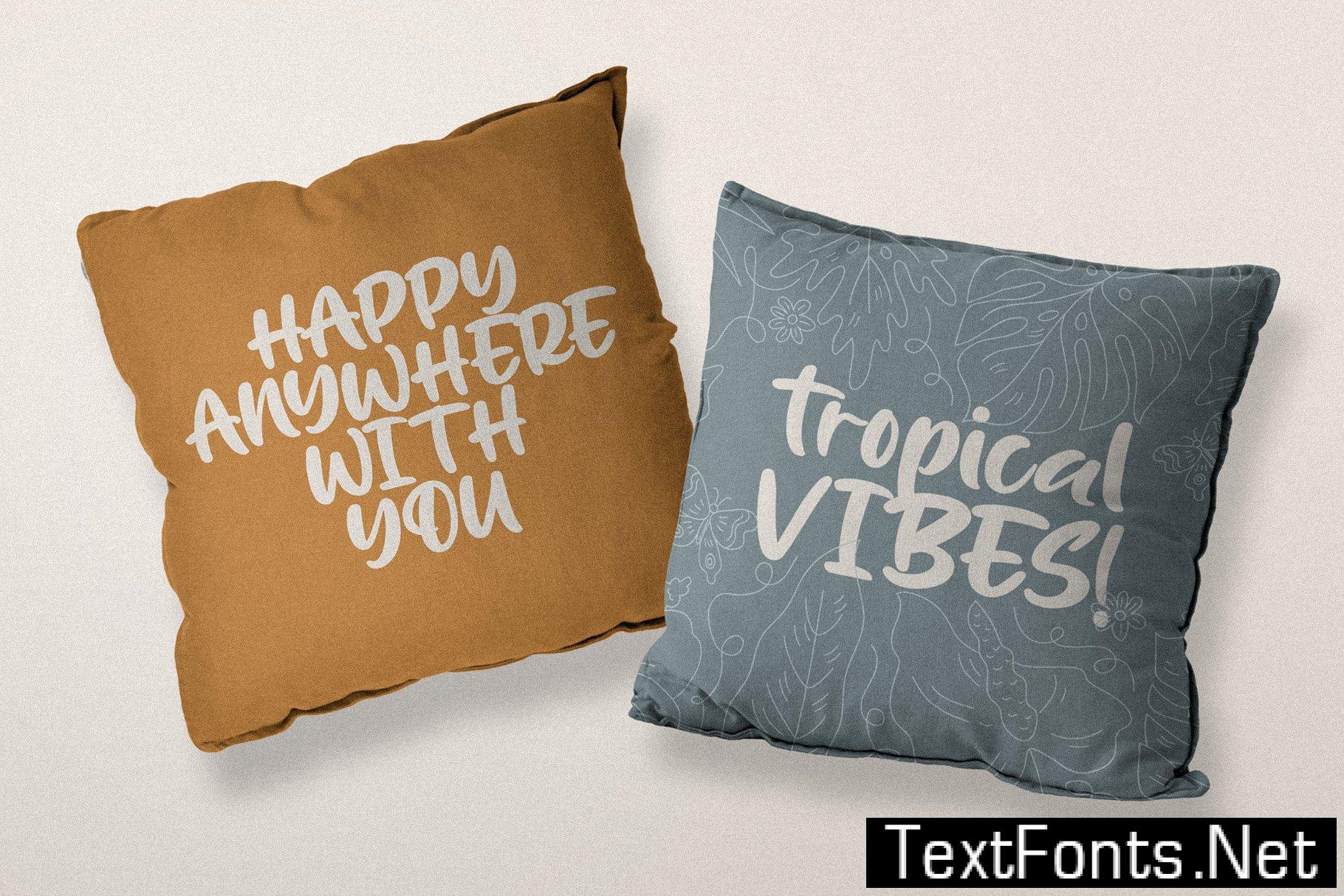 Moris Palm - Handwritten Summer Font D6AUPYS