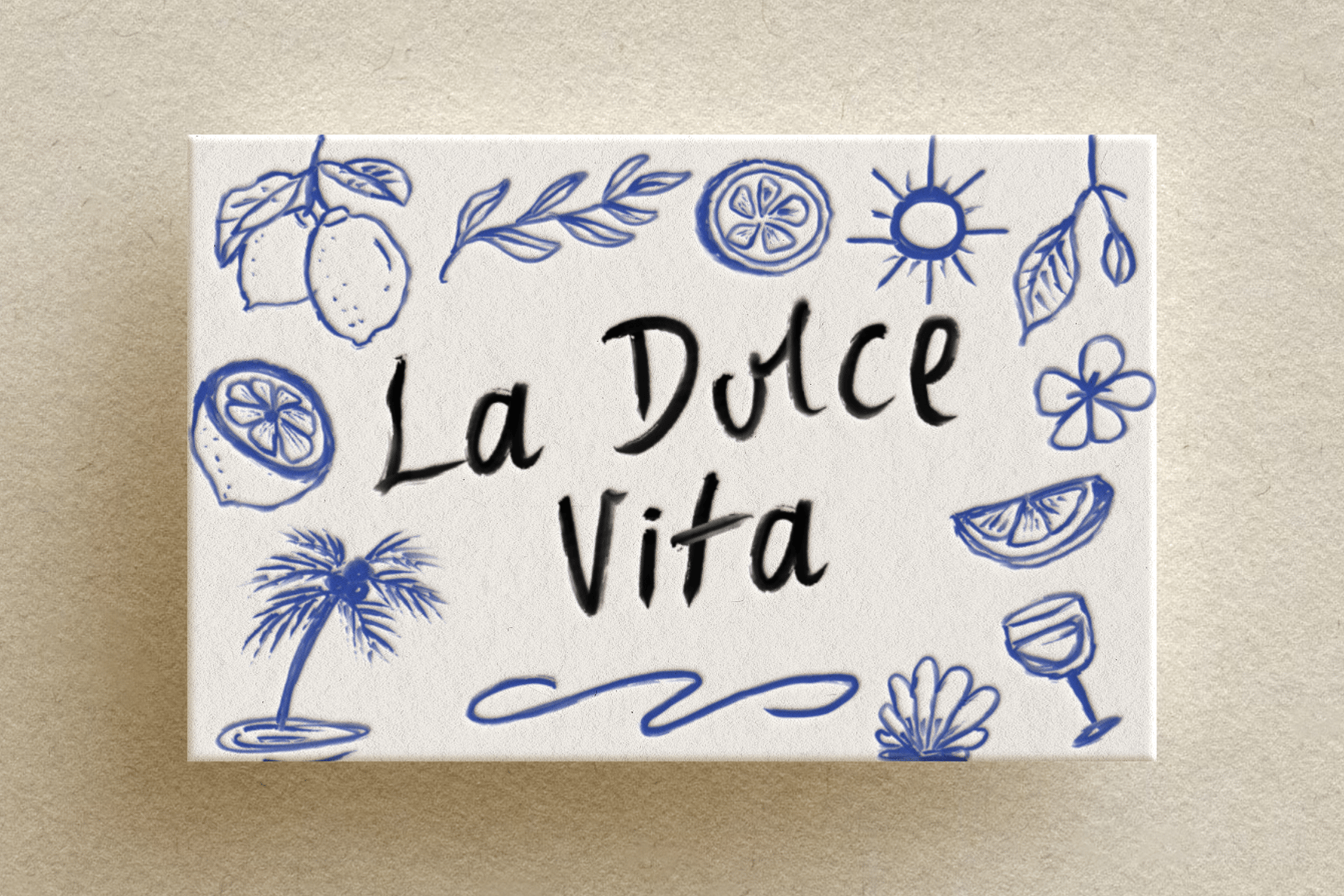 La Dolce Estate Handwritten SVG Brush Font 98KVP6Y