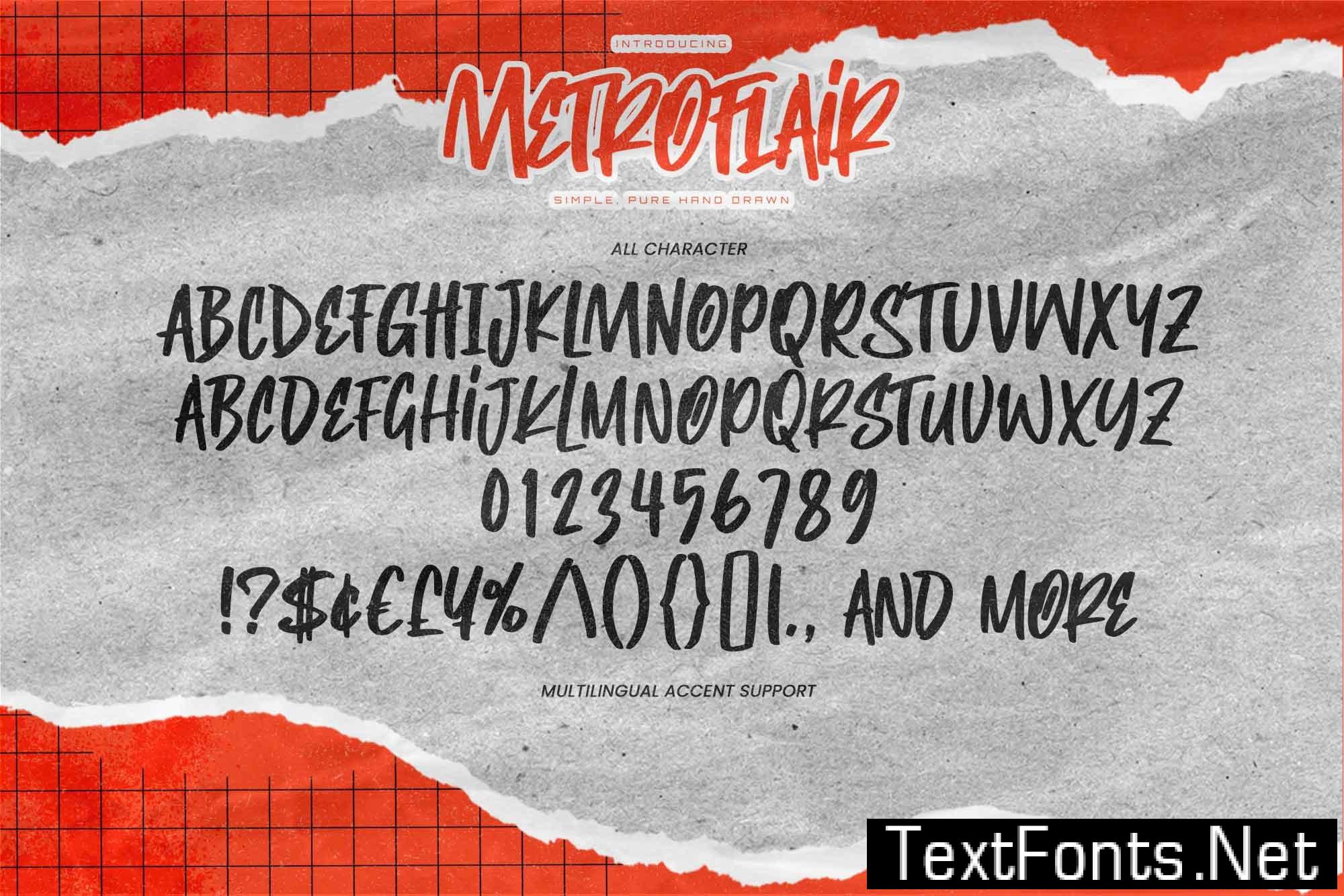 Metroflair - Simple Pure Hand Drawn 26FRU7H