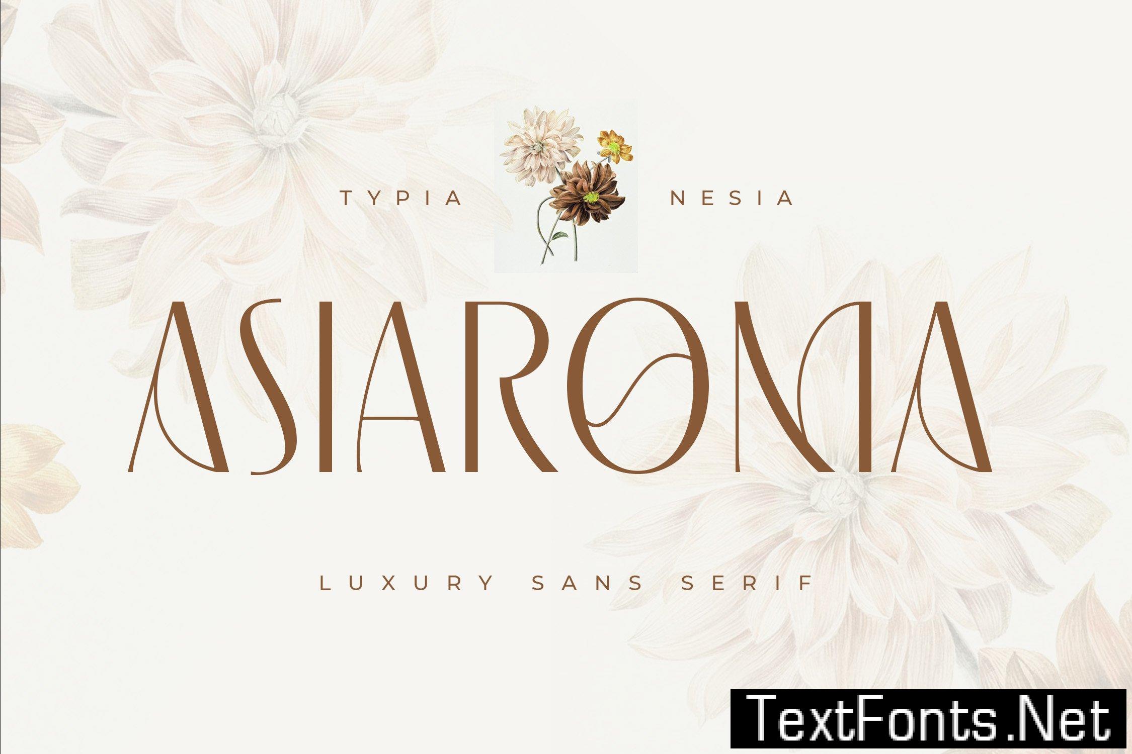 Asiaroma - Beauty Elegant Luxury Sans Serif 67YWNRS