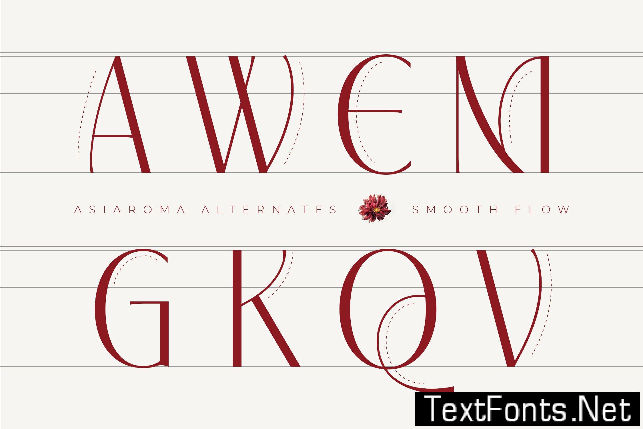 Asiaroma - Beauty Elegant Luxury Sans Serif 67YWNRS
