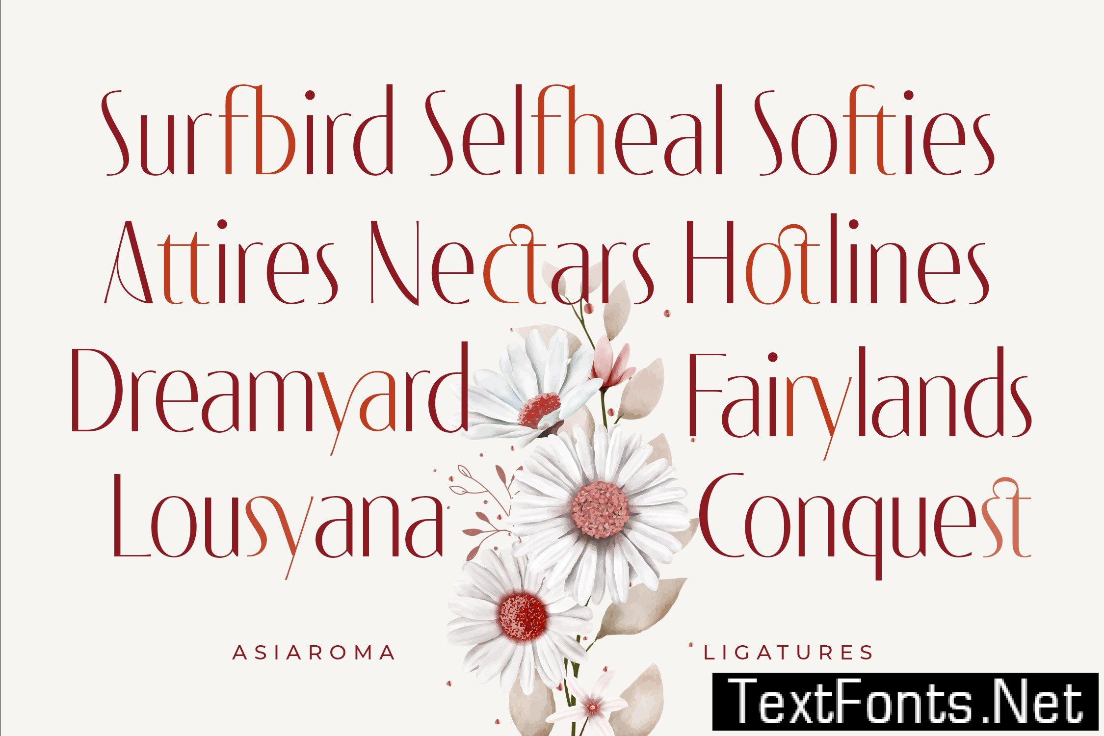 Asiaroma - Beauty Elegant Luxury Sans Serif 67YWNRS
