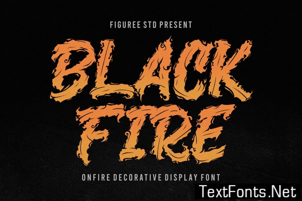 Black Fire – Onfire Decorative Font LR92WYE