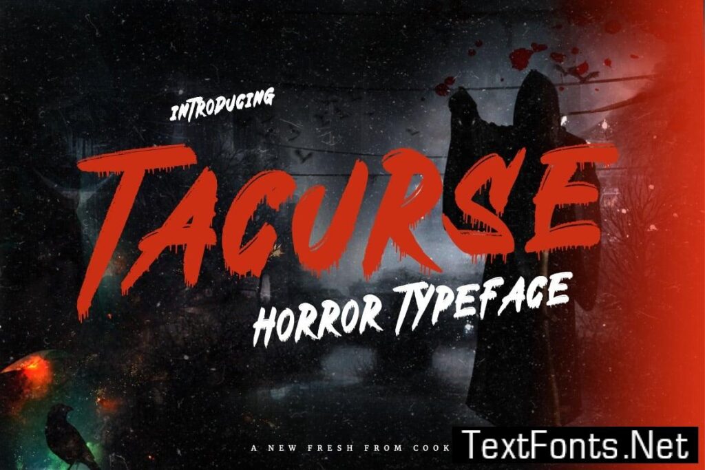 Tacurse – Horror Font XRDX4TF