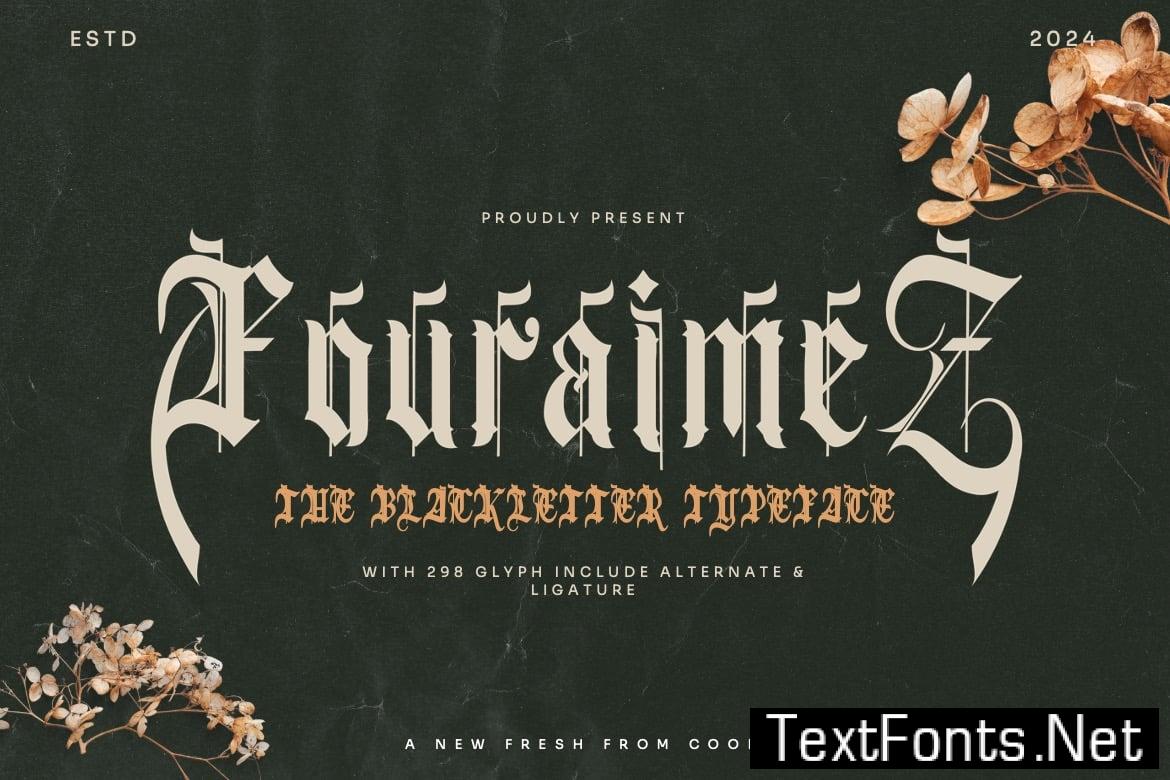 Fouraimez – Blackletter Font LERBM3Z