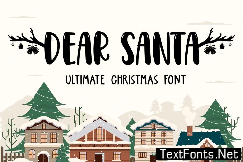 Dear Santa – Christmas Font KAZV28C