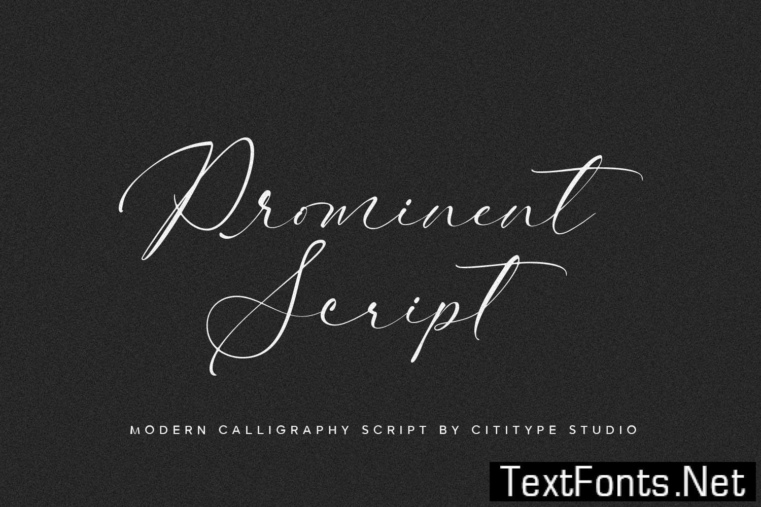 Prominent Script NXVQZM3