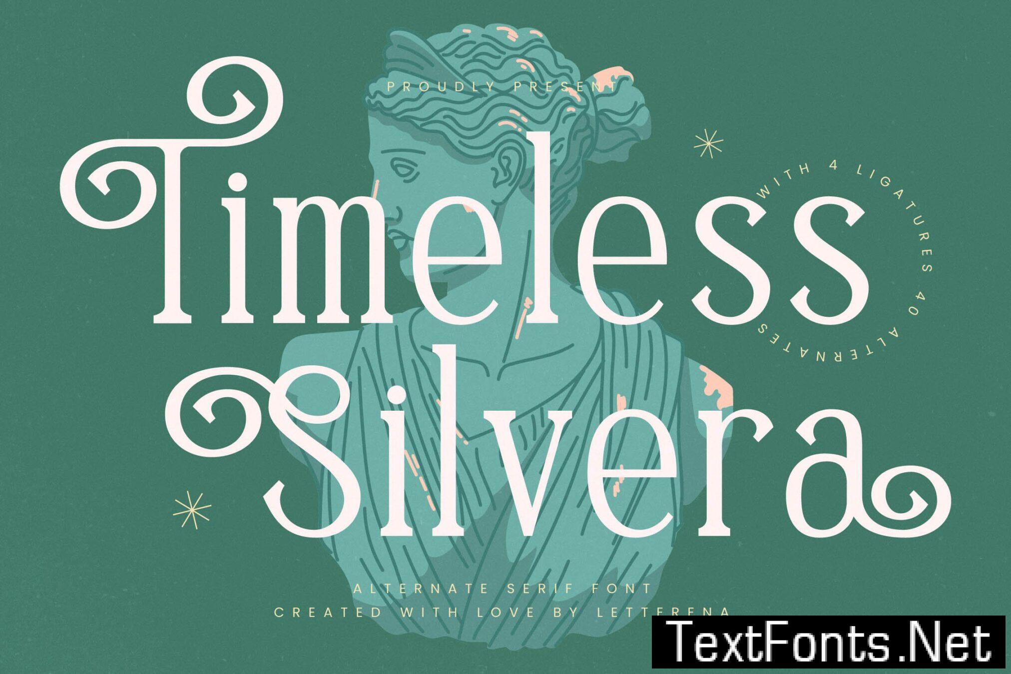 Timeless Silvera Alternate Serif Font 242KJS4