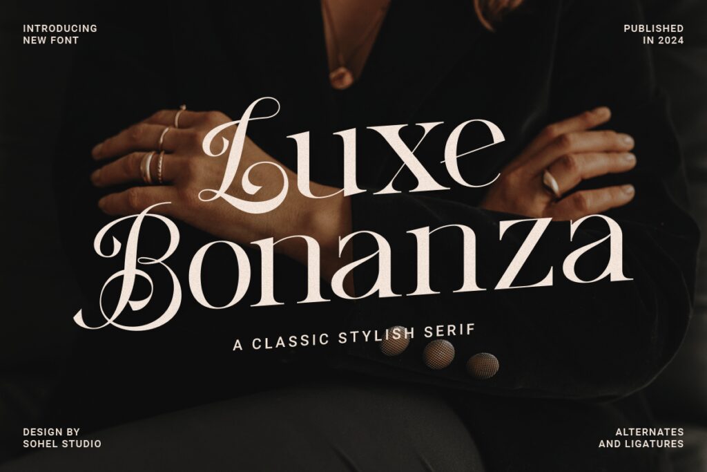 Luxe Bonanza – Classic Elegant Stylish Serif MV7W45W