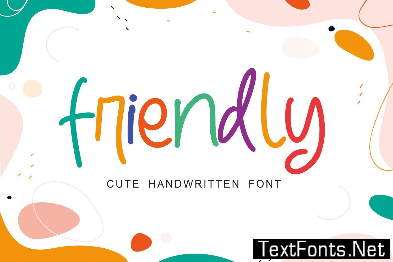 Friendly – Monoline Font AFXQ7AD