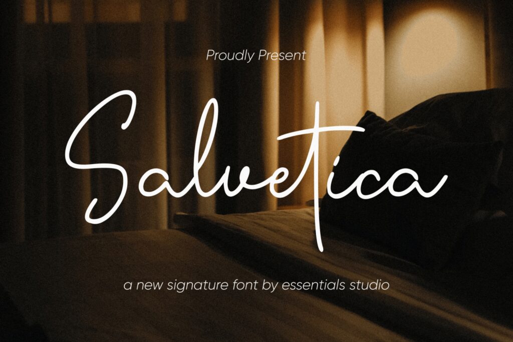 ES Savetica – Siganture Font GPJ8MFC