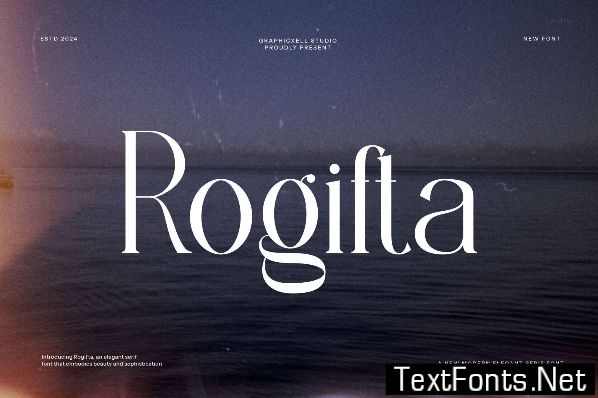 Rogifta Elegant Serif Font T5KK2ZM