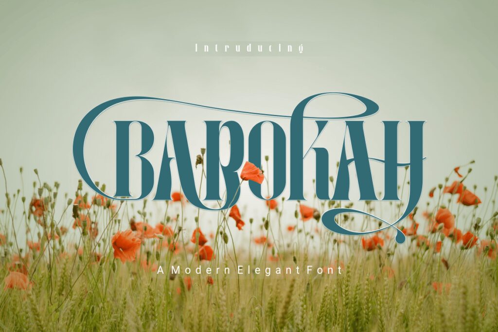 Barokah – Modern Elegant Font 6J33WBC