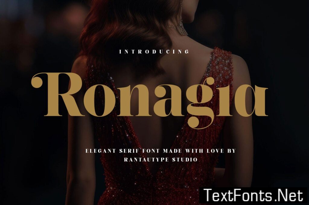 Ronagia Elegant Serif Font NBW4AAE