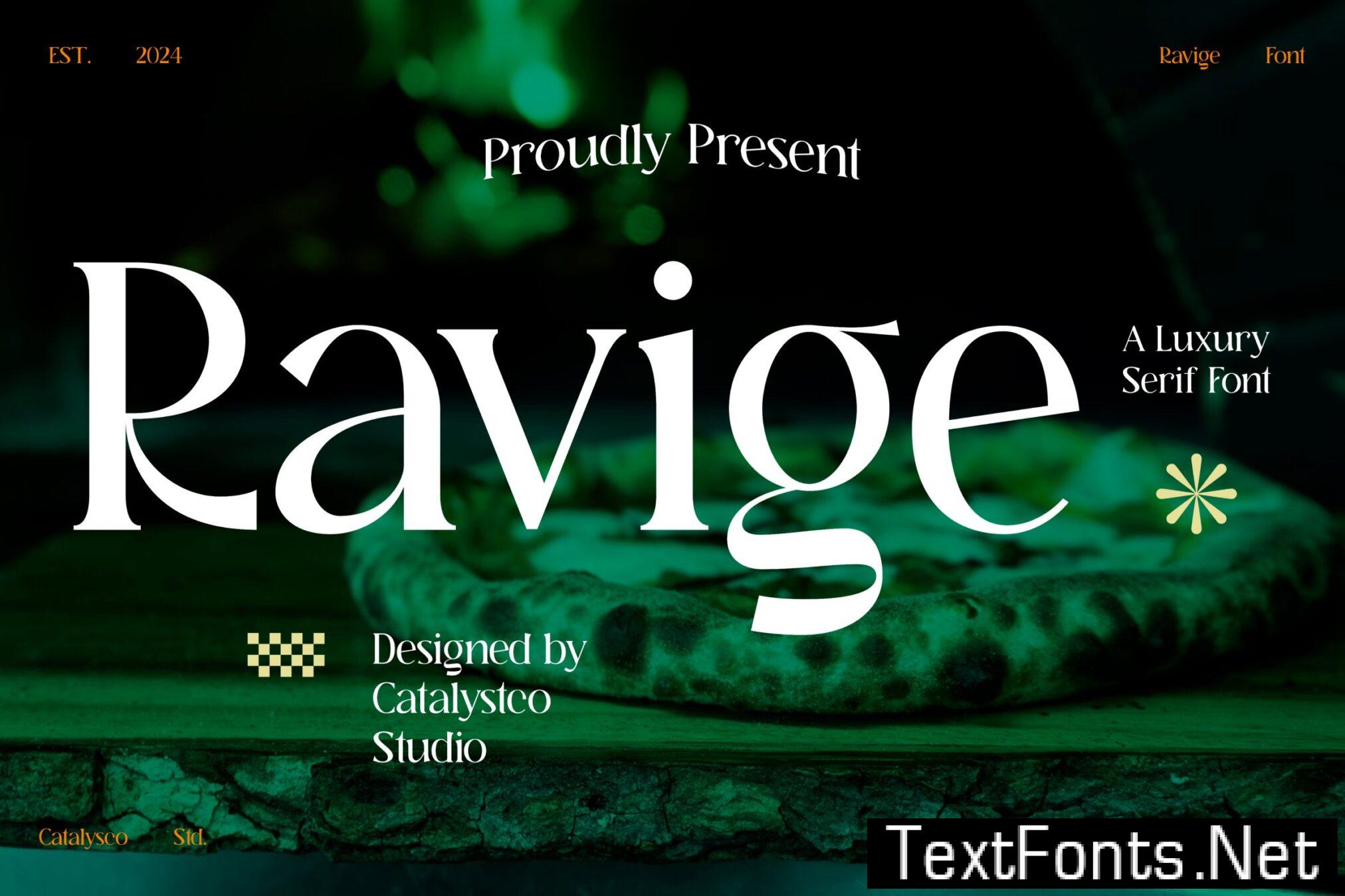 Ravige Luxury Serif Font 2KW85FK