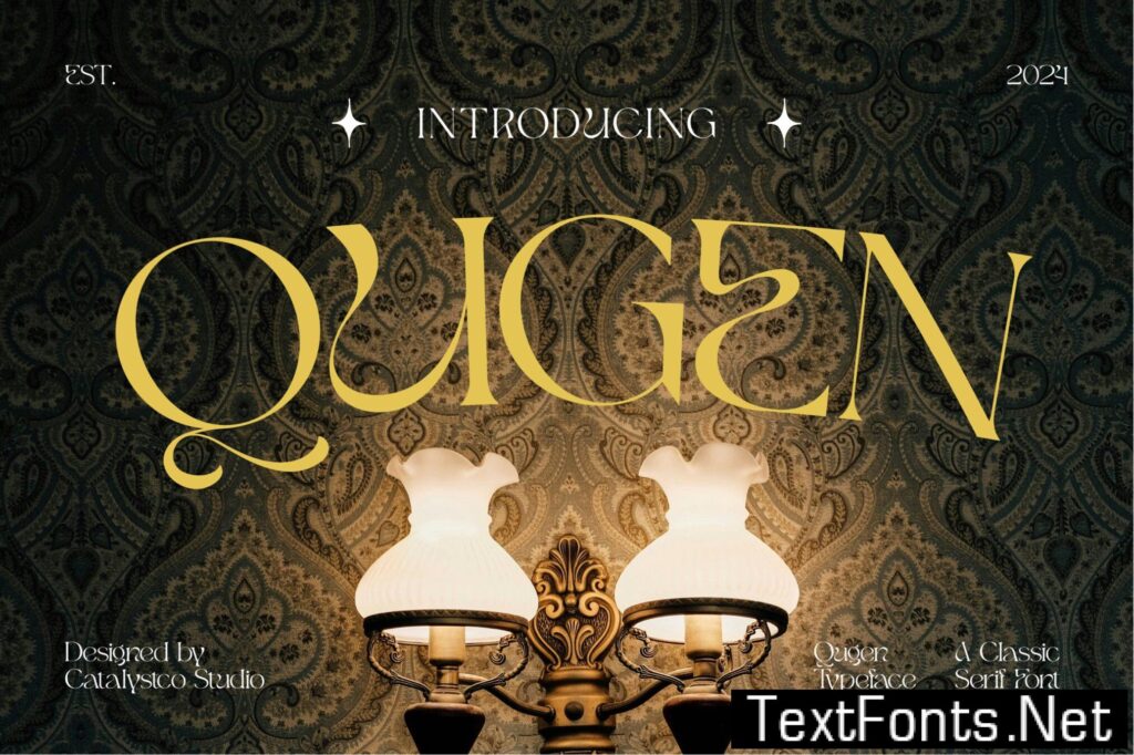 Qugen Luxury Seri Font D8ML6A8