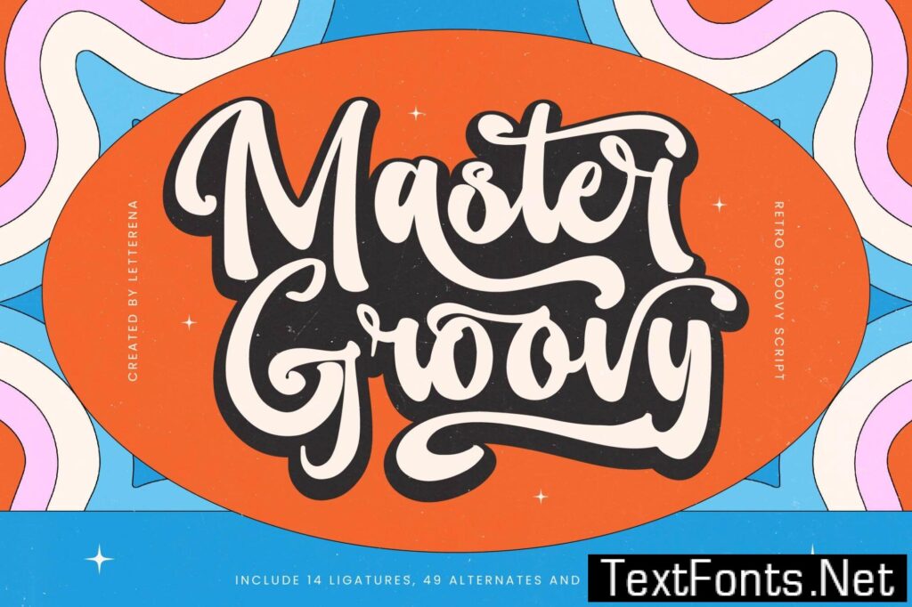 Master Groovy Retro Goovy Script AAQJY3M