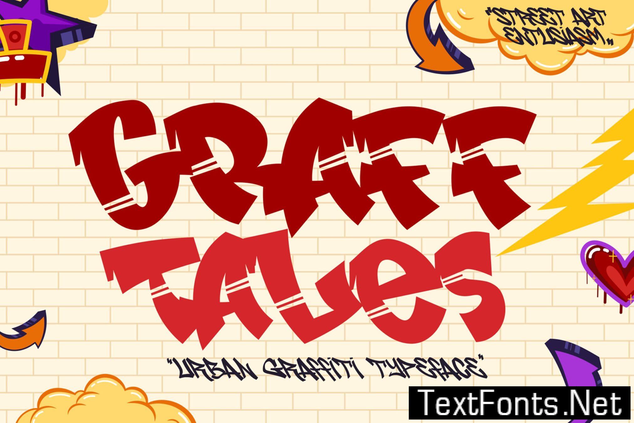 Graff Tales – Awesome Graffiti Font Q64S7UB