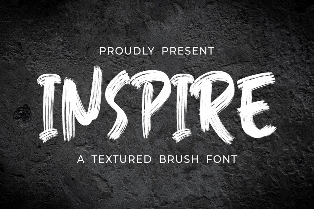 Inspire Brush Font E9CPMWA