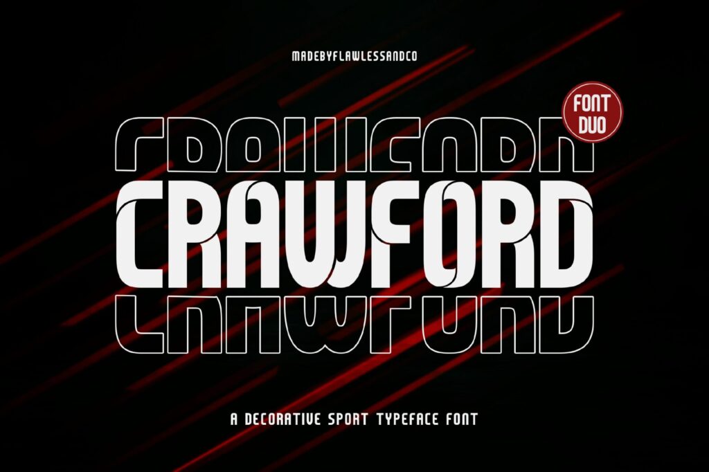 Crawford Sport Football Font RGR2TTJ
