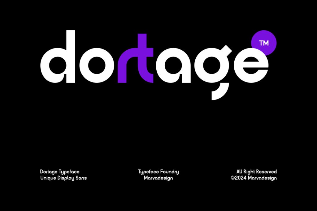 Dortage – Minimalist Display Sans 9LJK3XK