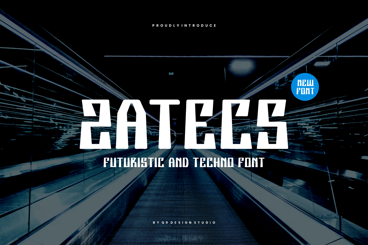 Zatecs – Futuristic & Tech Font NYX4J6X