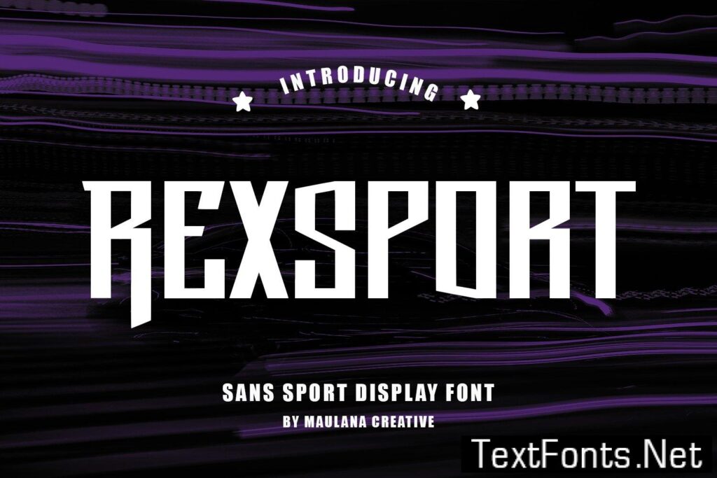 Rexsport Sport Display Font 54R7BMR