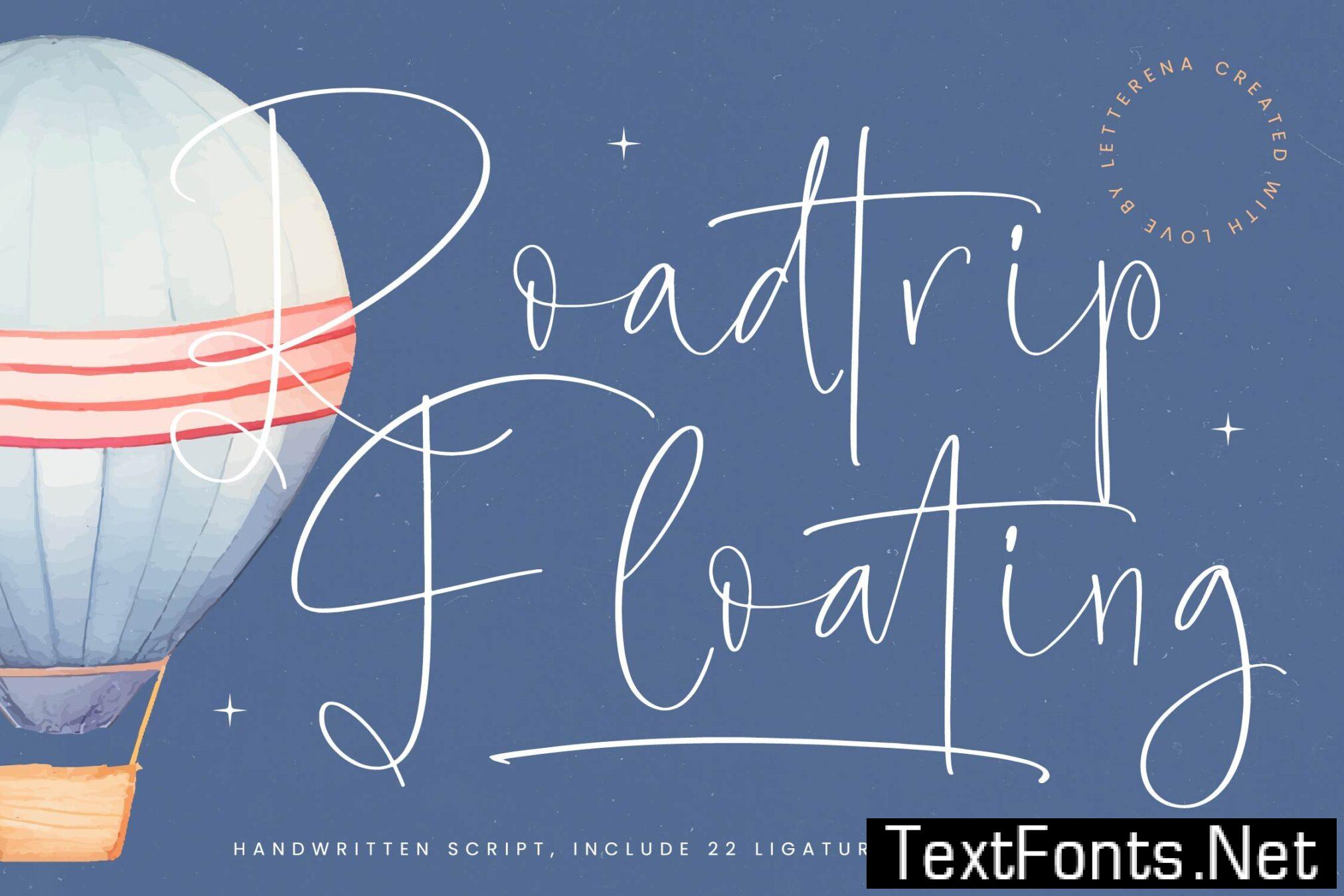 Roadtrip Floating Handwritten Script 7LT7CY3
