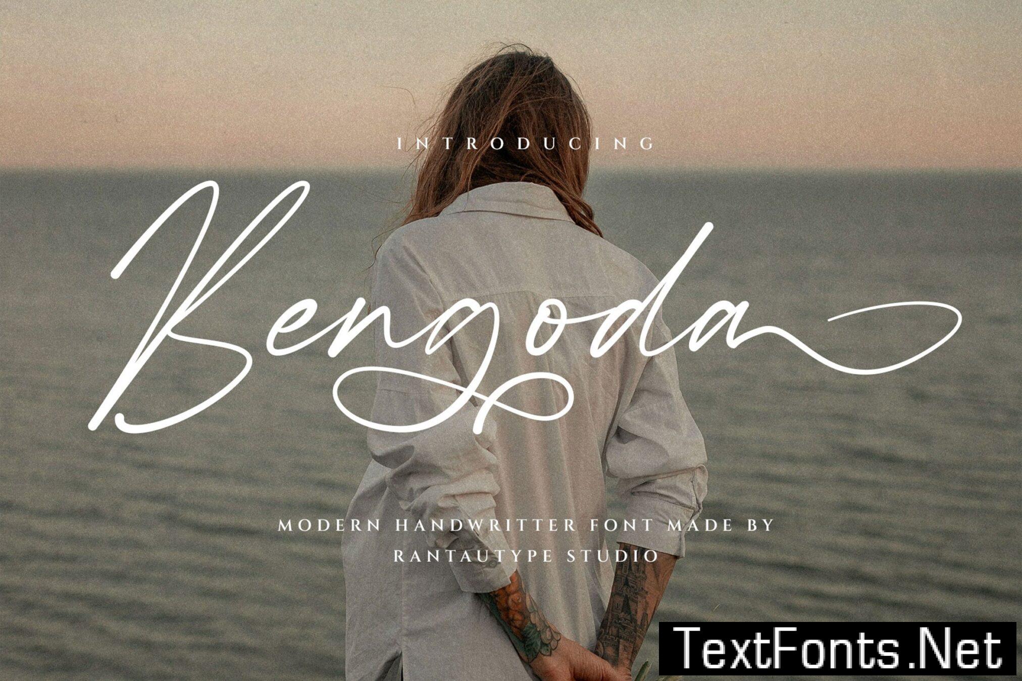 Bengoda Modern Handwritten Font 2K886GH
