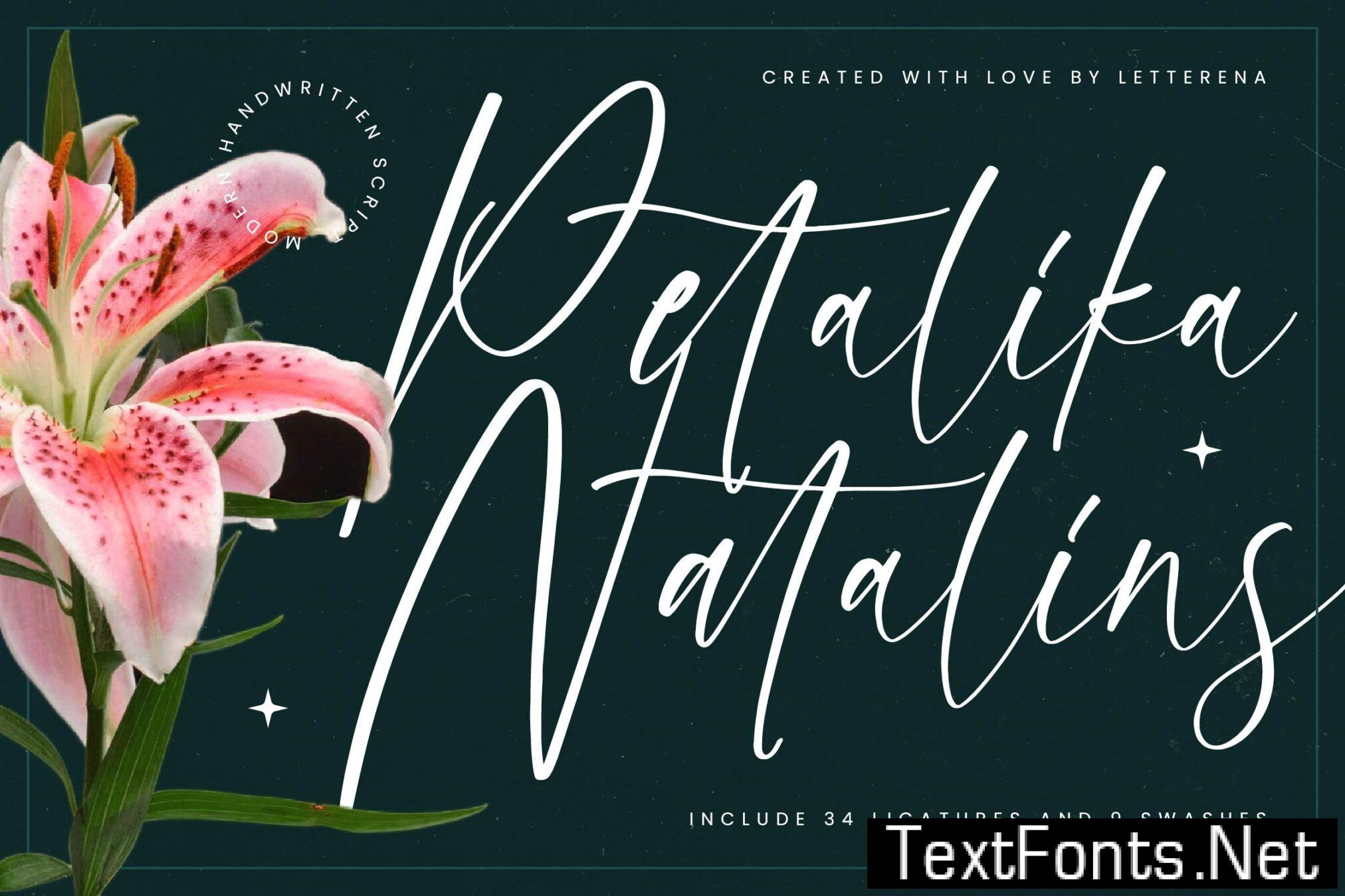 Petalika Natalins Modern Handwritten Script 2295BDG