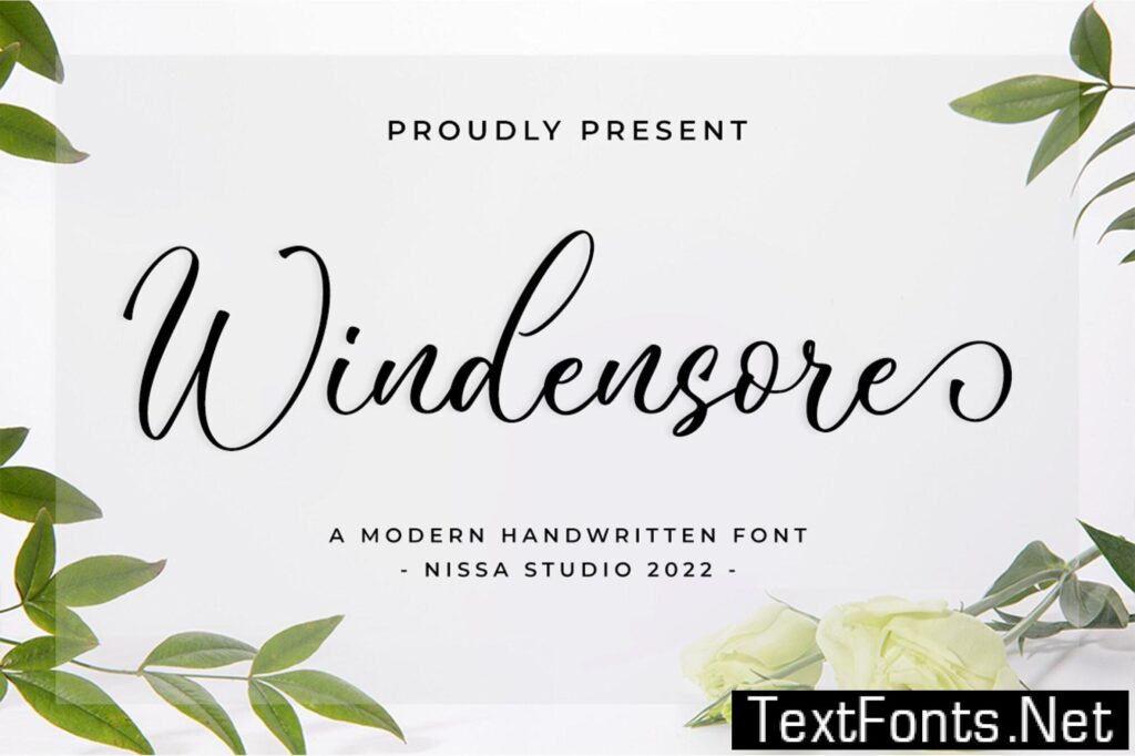 Windensore – Wedding Font V64U62H