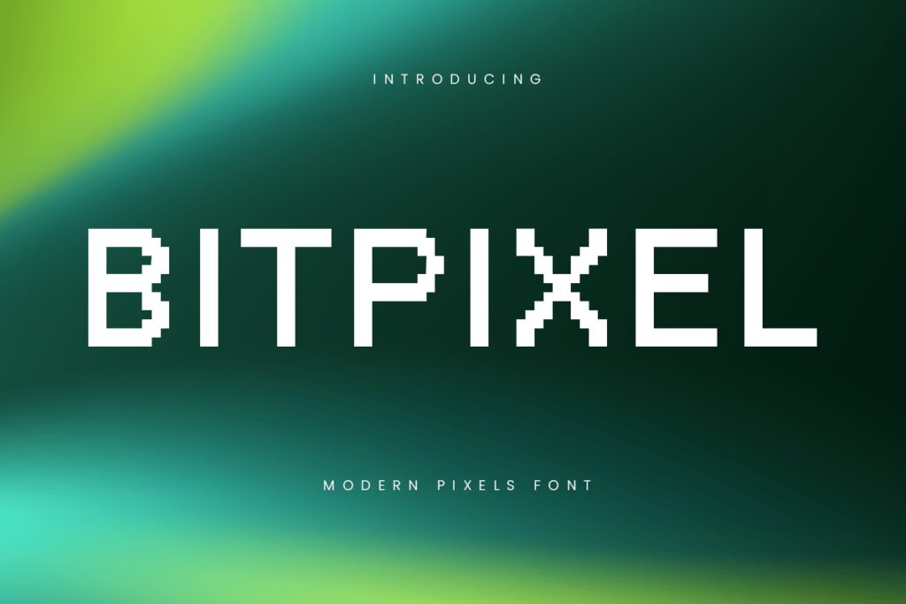 Bitpixel – Modern Futuristic Font ZFTNMRD