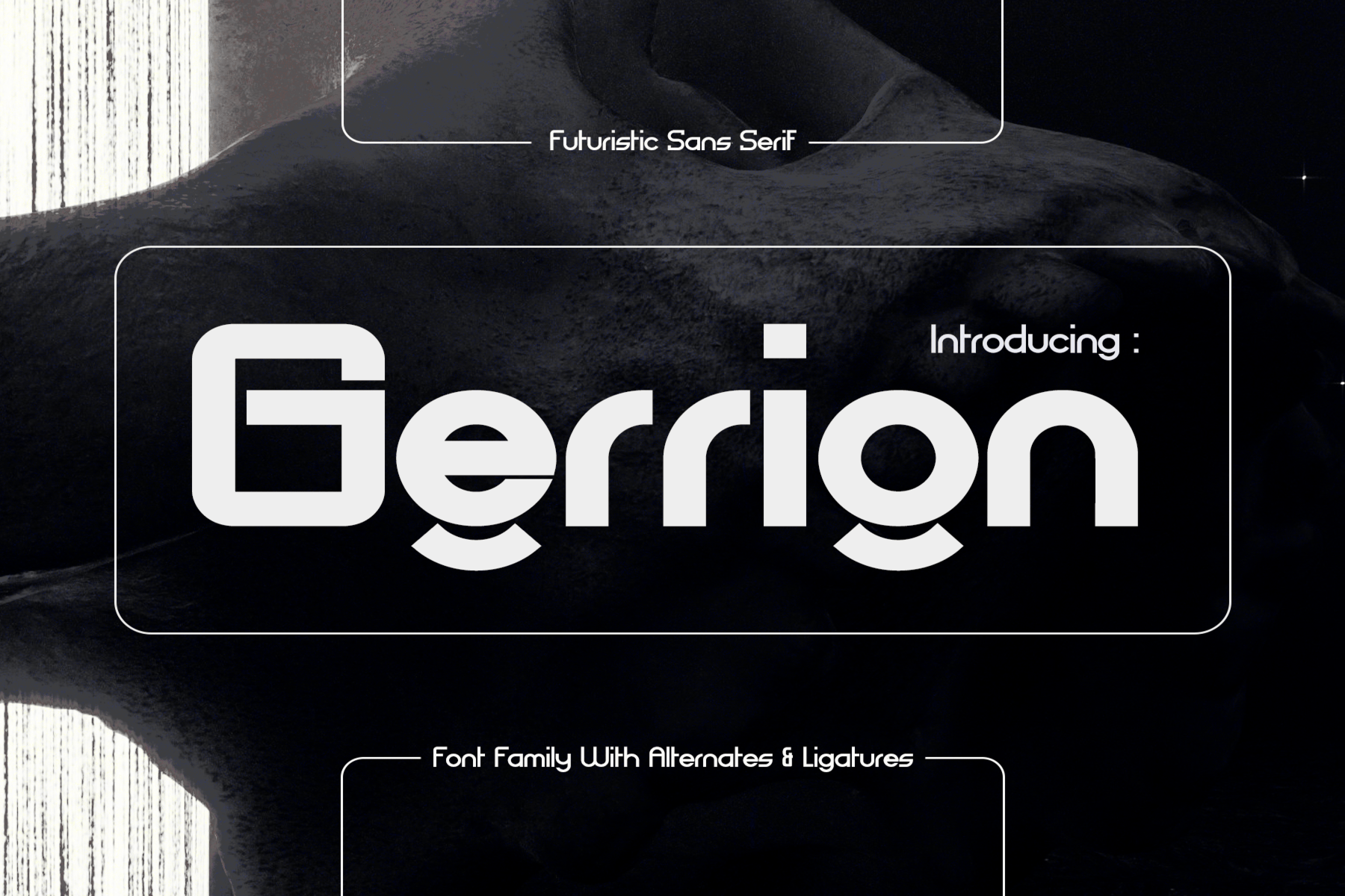 Gerrion – Futuristic Techno Sans Z8AJT9L
